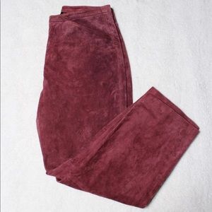 Topshop Suede Pants